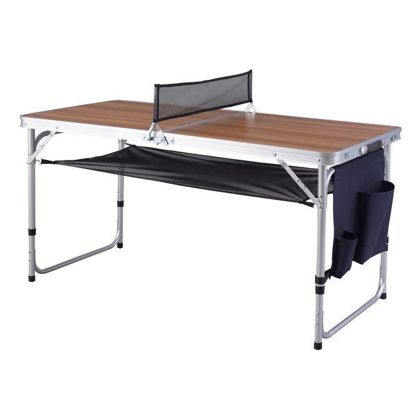 ピンポンテーブル 卓球台 幅120×奥行64.5cm 折りたたみ 高さ調節可能 ネット ラケット2本 ピンポン玉3個付き 遊具 |b04 ピンポンテーブル 卓球台 幅120×奥行64.5cm 折りたたみ 高さ調節可能