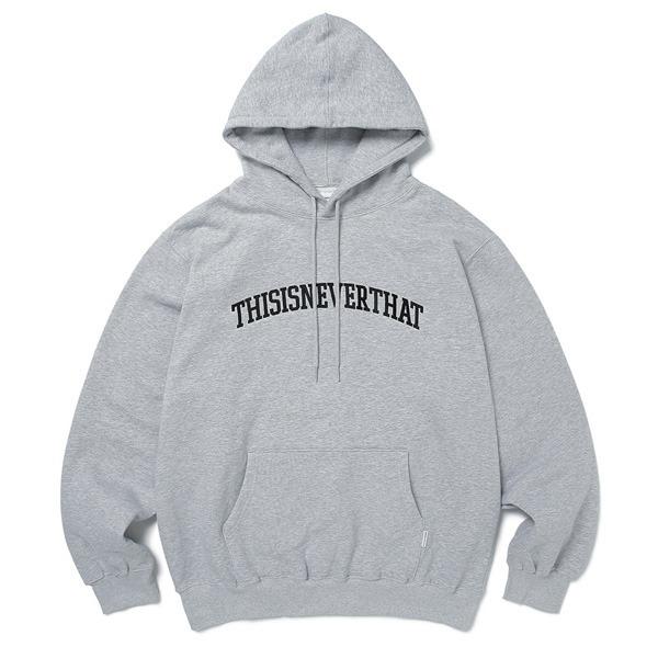 爆熱 Thisisneverthat ディスイズネバーザット Arc ロゴフードスウェットトレーナーtnfhs003 グレイ M 商工会会員店です