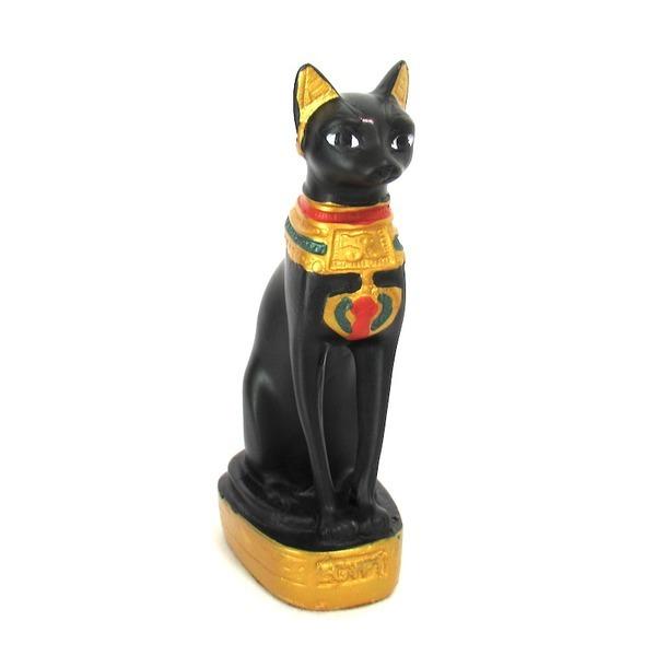 古代エジプトのバステト神〕〔Mサイズ〕猫型の女神 立像 猫神 古代エジプトのバステト神〕〔Mサイズ〕猫型の女神 立像 猫神