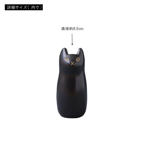 傘立て アンブレラスタンド 約幅15.5×奥行17×高さ34.5cm 猫型 ブラック 陶器 完成品 玄関 入口 エントランス 店舗 オフィス【商工会会員店です】 |  | 05