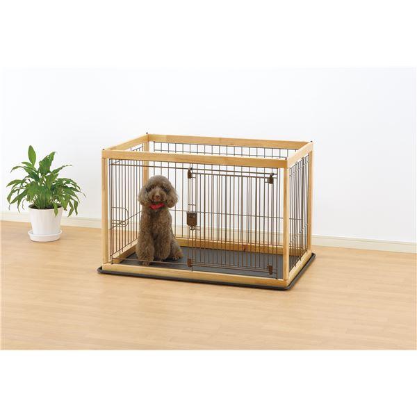 木製ペットサークル 90-60 ナチュラル (ペット住関連用品/ケイジ