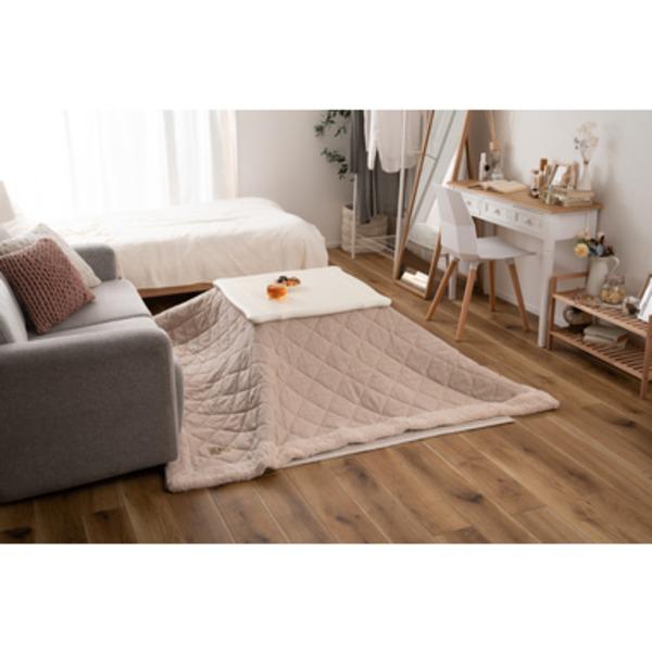 こたつ 約幅70cm 正方形 ホワイト 天然木 木製 ラバーウッド 中間スイッチ 猫脚 コタツ 通年使用可 リビング インテリア家具 組立式 白 こたつ 約幅70cm 正方形 ホワイト 天然木 ラバーウッド 中間スイッチ