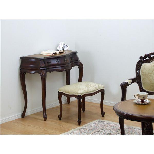 コンソール 高級 マホガニー テーブル サイドテーブル 猫脚 コモ ブラウン アンティーク調サイドテーブル/コンソールテーブル 〔幅90cm