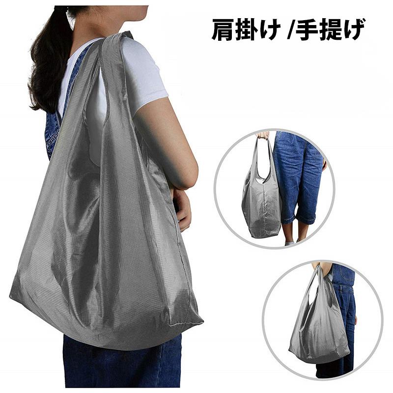 as‼️　折り畳みエコバッグ入りミニポーチ(フック付き) エコバッグ エコバッグ付きマルチポーチ 折りたたみ マチ広 Poche