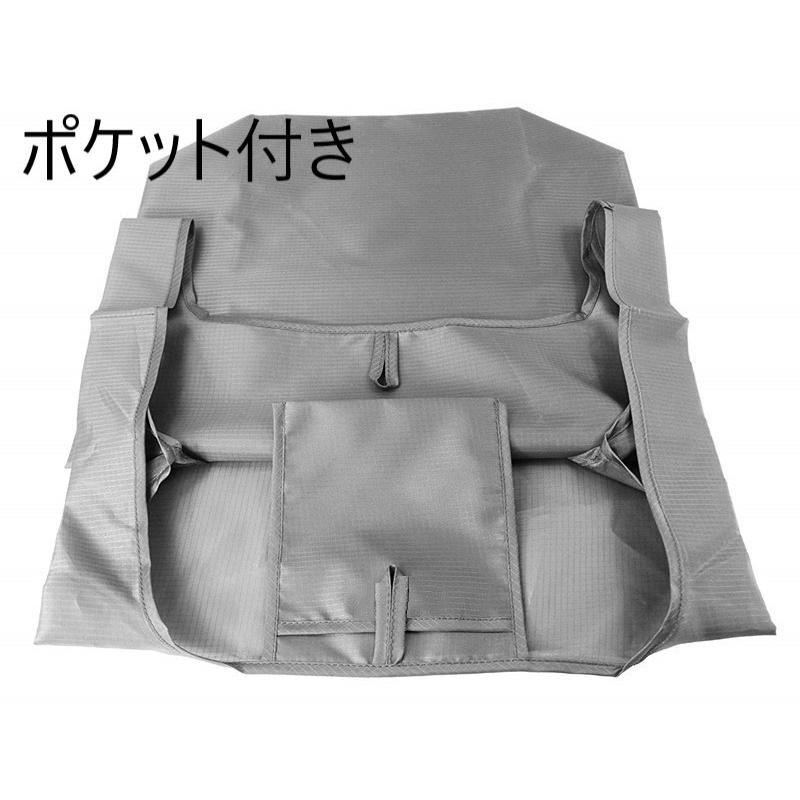 エコバッグ折り畳み式  肩掛け手さげエコバッグ ポケット付き 耐荷重20kg 多機能エコバッグ |  | 04