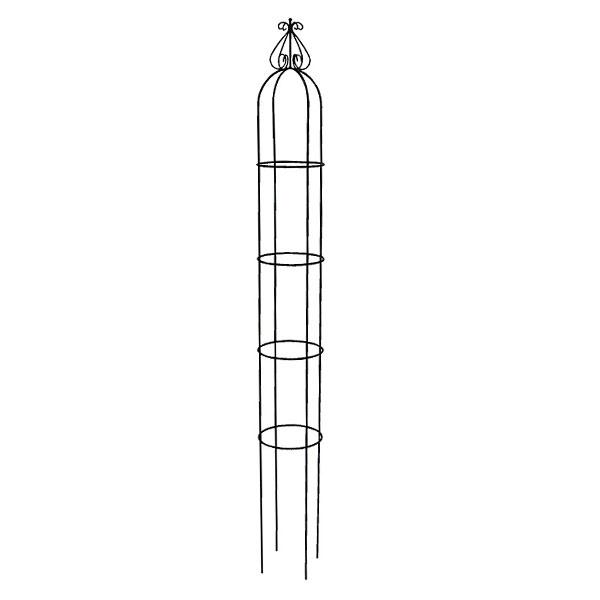 クーポン対象外 オベリスクMO-1530：ブラック 直径19cm 高さ153cm 2本セット 『2年保証』