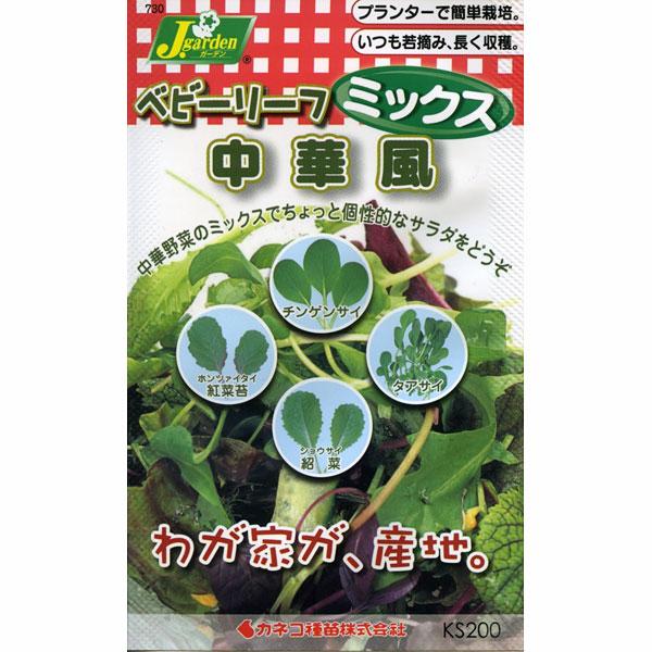 有効期限26年10月 ベビーリーフの種ミックス 中華風 周年まき可能 タネ | 