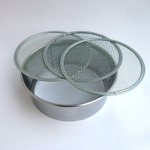 ステンレス フルイ （直径21cm・アミ3枚付） | 