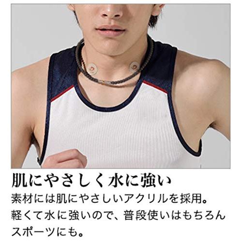 ファイテン(phiten) ネックレス RAKUWAネック メタックス クリスタルタッチ ターコイズブルー 45cm ターコイズブルー 45cm ネックレス メタックス