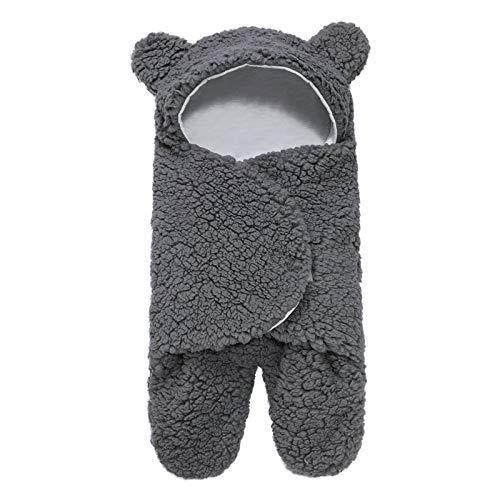 印象のデザイン ベビー服 シューズ Moonmn Moonmn ベビーおくるみ 赤ちゃん おくるみ 新生児 服 クマちゃん 厚手サイズ S 0 3ヶ月 カラー グレー Ece Edu Mx