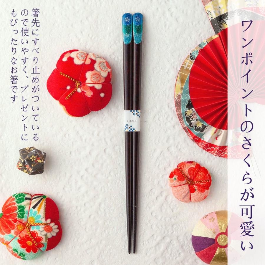 箸 名入れ無料 天宝虹花 単品 /さくら模様/プレゼント ご自宅用 お箸
