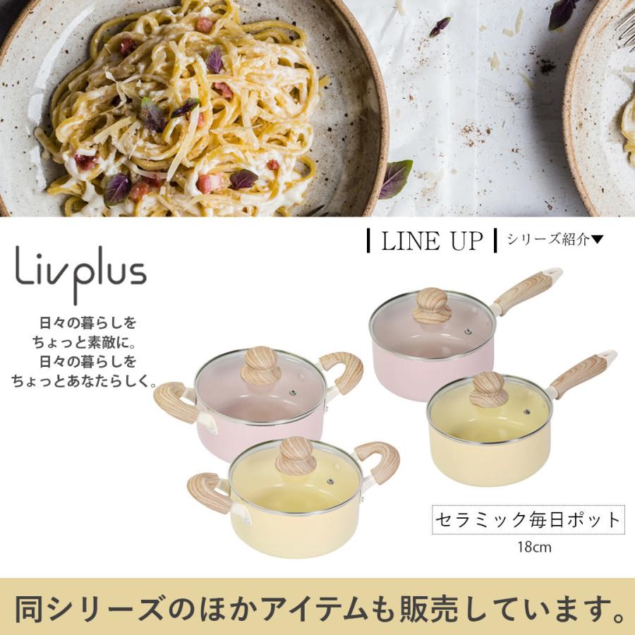 IHキャセロール 18cm 両手鍋 IH ガス火対応 セラミック毎日ポット