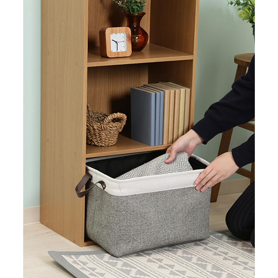 【美品】収納BOX棚 dショッピング |棚が動かせる カラーボックス スリム 3段 幅35 奥行き