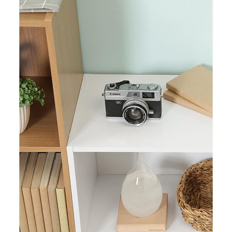 カラーボックス 2段 ホワイト 不二貿易 | 本棚 コミック 漫画 DVD CD