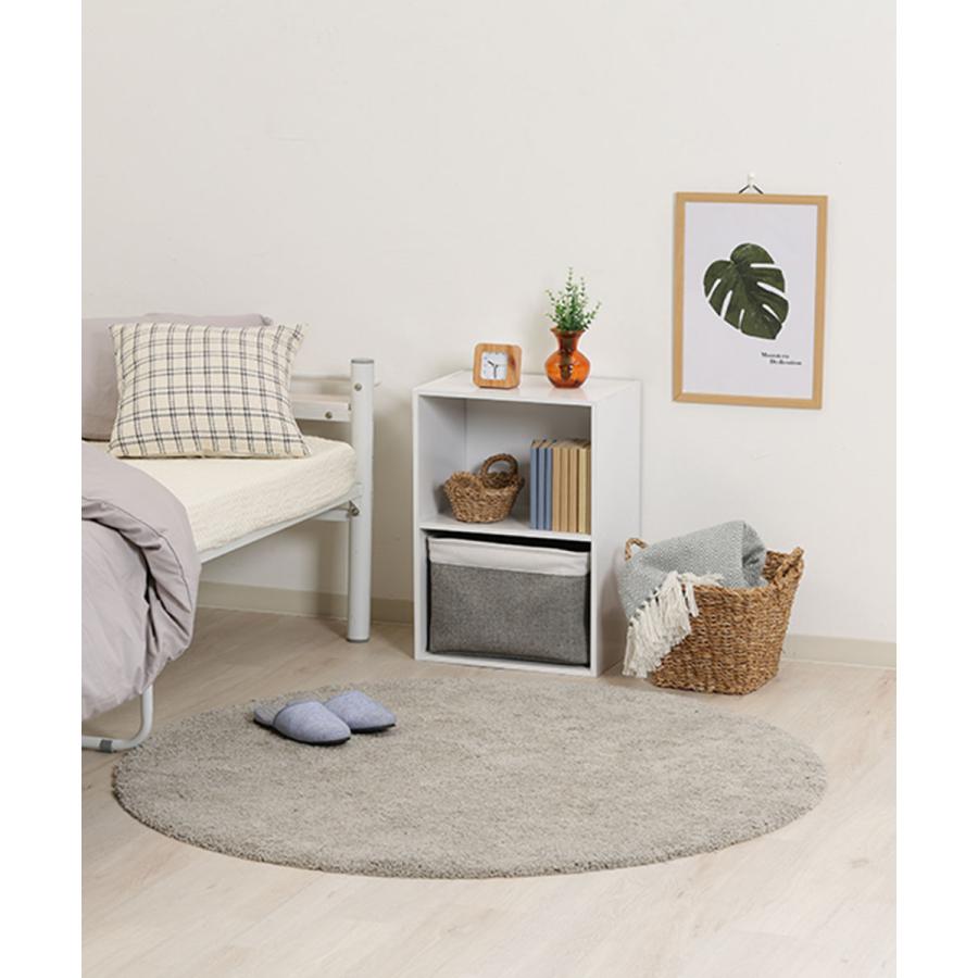 カラーボックス 2段 ホワイト 不二貿易 | 本棚 コミック 漫画 DVD CD