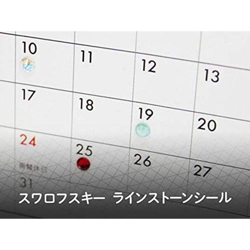 激安通販新作 スワロフスキー使用 ラインストーンシール Ss30 ライトローズ 100個 ネイルアート