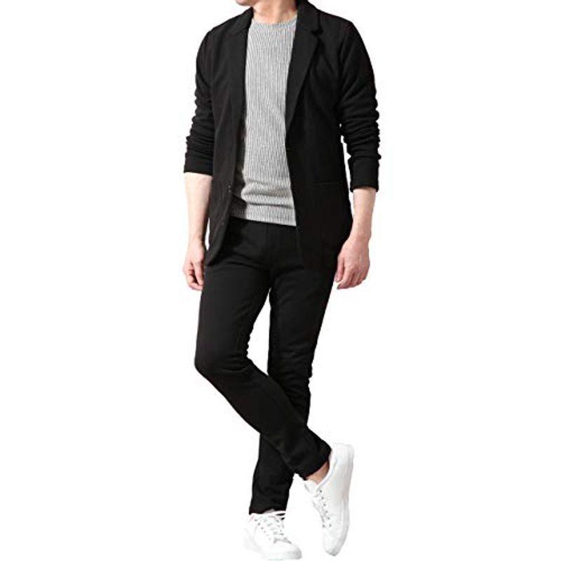 最先端 Kokubo テレワーク セットアップ アクティブ ストレッチスーツ メンズ テーラード ジャケット パンツ ポンチジャージ素材 スリム リアルサープラス n Go Th