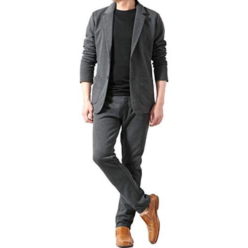 Kokuboテレワーク セットアップ アクティブ ストレッチスーツ メンズ テーラード ジャケット パンツ ポンチジャージ素材 スリム Enigma 通販 Yahoo ショッピング