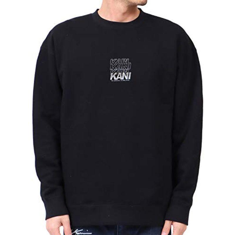 人気満点 スウェット ロゴ リフレクター トレーナー Kani Karl カールカナイ シャツ Xxl ブラック 211k1300 トップス Ximix Net
