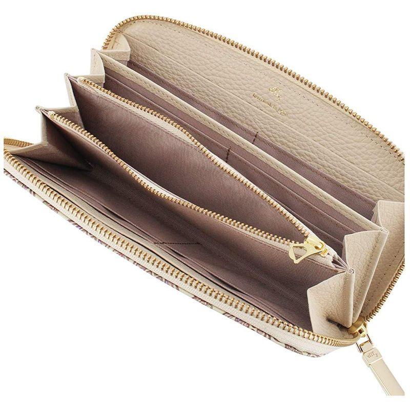 Efffy レディース Enigma 長財布 日本製 エフィー Pd3 11 ラウンドファスナー 牛革 財布 帽子 ファッション小物 牛革 長財布 ピンク 友禅文庫