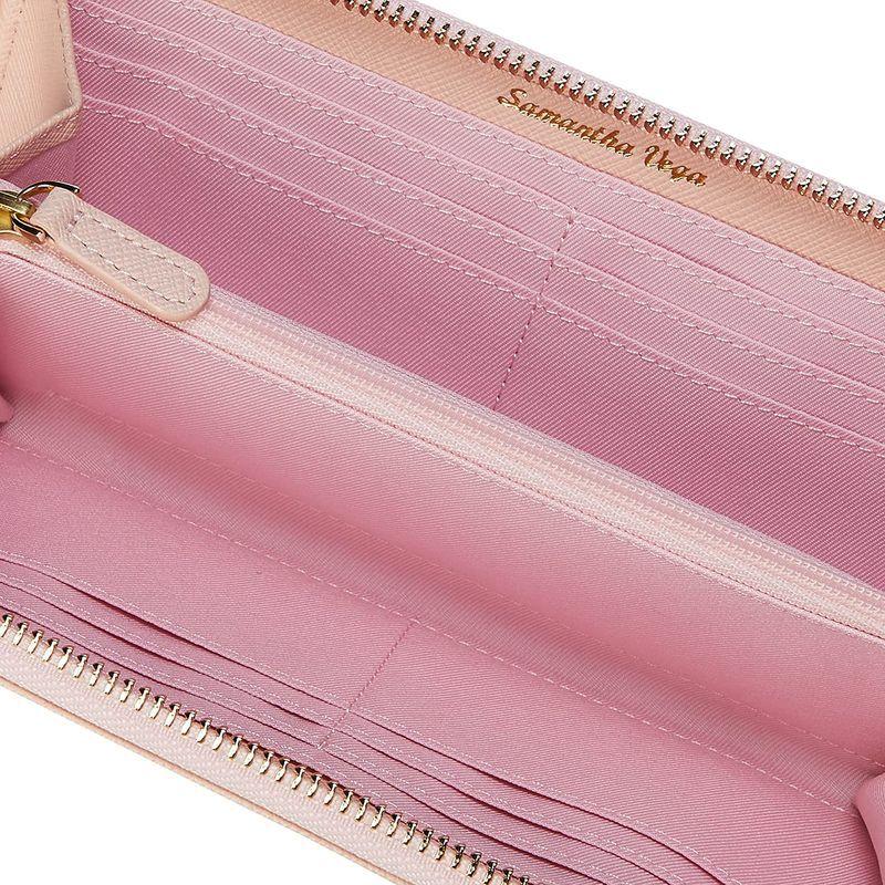 直売ファッション サマンサベガ 三つ折り財布 レディース ピンクベージュ 通販 オンライン Razzaqassociates Com