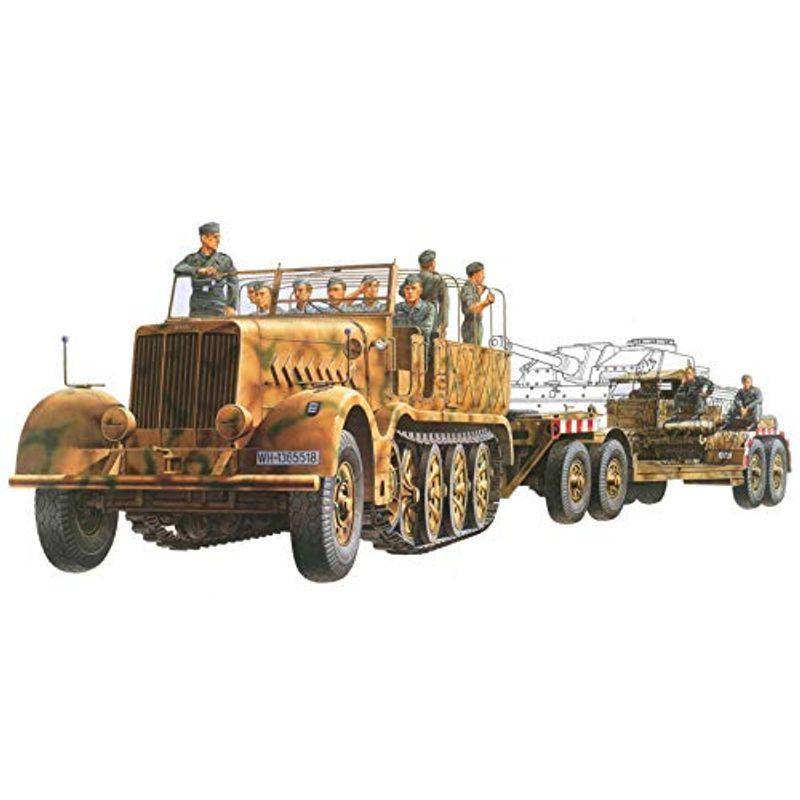 ドイツ18トン重ハーフトラック戦車運搬車 1/35 ドイツ 18トン重ハーフトラック 戦車運搬車: スケール