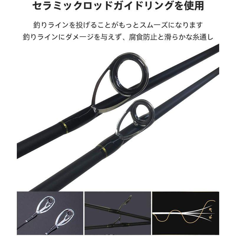 週間特売 のldt 釣り竿 エギングロッド 釣り スピニングロッド ガンハンドル 超軽量 携帯便利 1 81m 1 98m 2 21m エギングロッド ガンハンドル バスロッド 万能竿 008 Enigma 購入値下