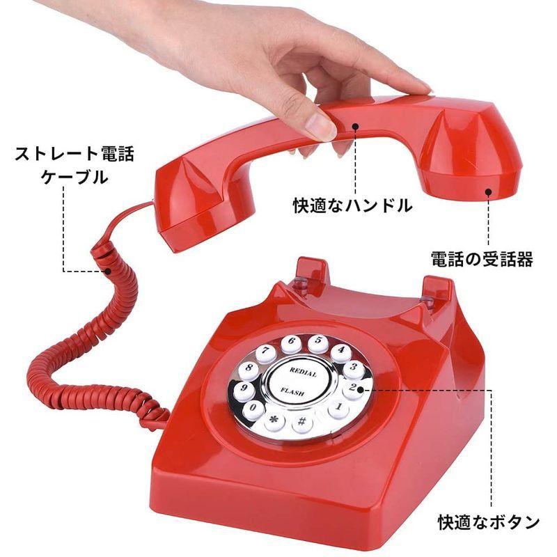 固定電話 ヨーロッパ風 装飾電話機 レトロ電話 卓上電話機 有線電話 番号保存 ボタンダイヤル 簡単 古典的な装飾 おしゃれ 持ち運び便利 Enigma 通販 Yahoo ショッピング