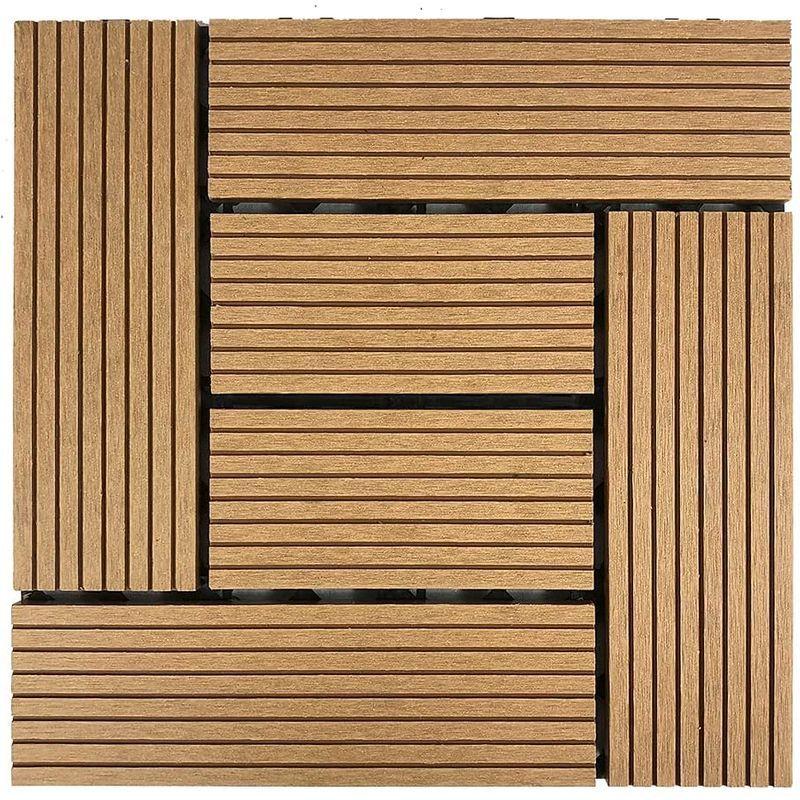 欲しいの 18枚 人工木 パネル デッキ ウッド Kt 石畳 カーペット タイル ガーデン ベランダ おしゃれ 30cm 30cm ジョイント式 9枚 ジョイントマット Www 11thspace Com