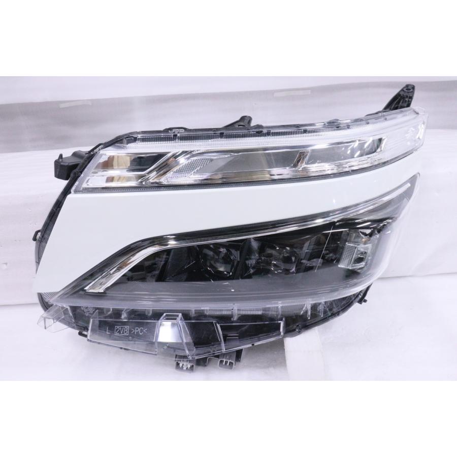 10-1770☆美品☆後期 LED ZRR80W ヴォクシー HV☆左ヘッドライト 煌 