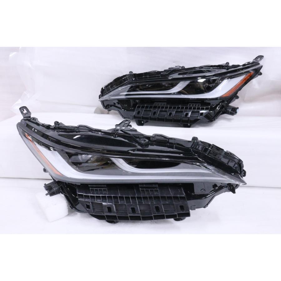 80ハリアー　左ヘッドライト ハリアー 15-1811☆美品 LED MXUA80 HV☆左右ヘッドライト G Z