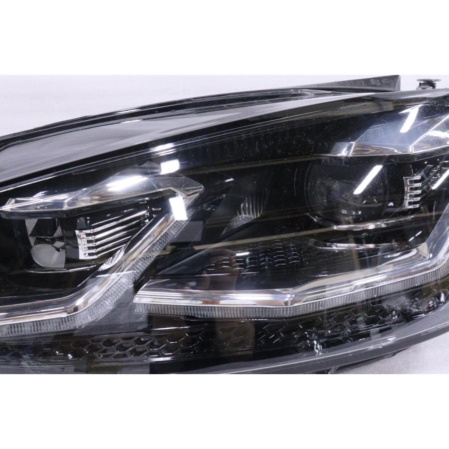 17-1102☆美品☆後期 LED 5G VW ゴルフ☆左ヘッドライト 5G2 941
