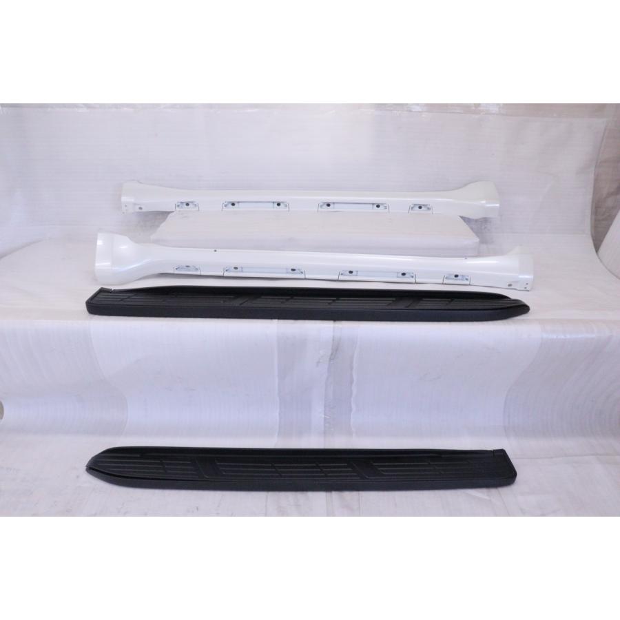 プラド150後期パール 新品ステップR（右） M'z SPEED ランドクルーザー プラド 150系 後期 LUV LINE サイド