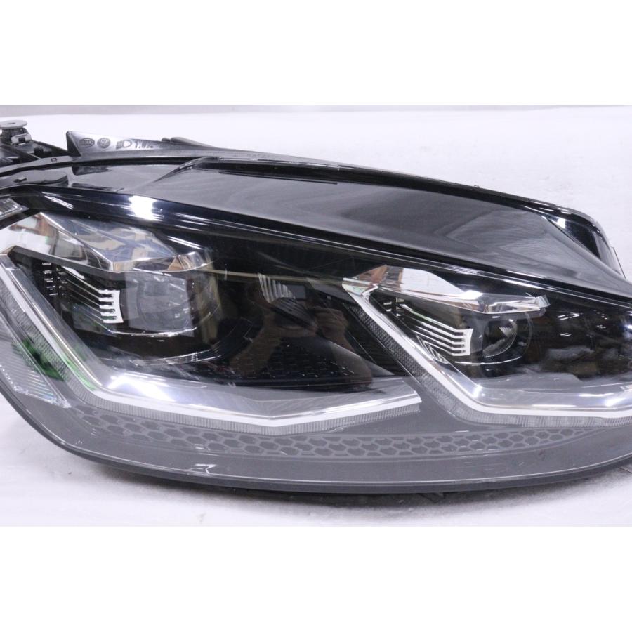 18-1492☆【値下】後期 LED 5G VW ゴルフ7☆右ヘッドライト 5G2