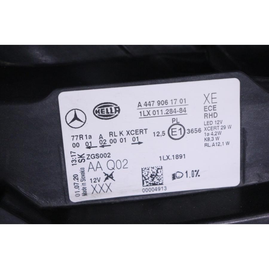 Mercedes-Benz 1X-1430☆美品☆LED W447 ベンツVクラス☆右ヘッド 