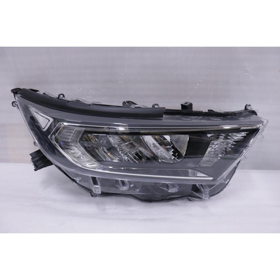 204-1744-S☆美品 LED☆MXAA52 RAV4 右ヘッドライト☆ガソリン車 打刻E