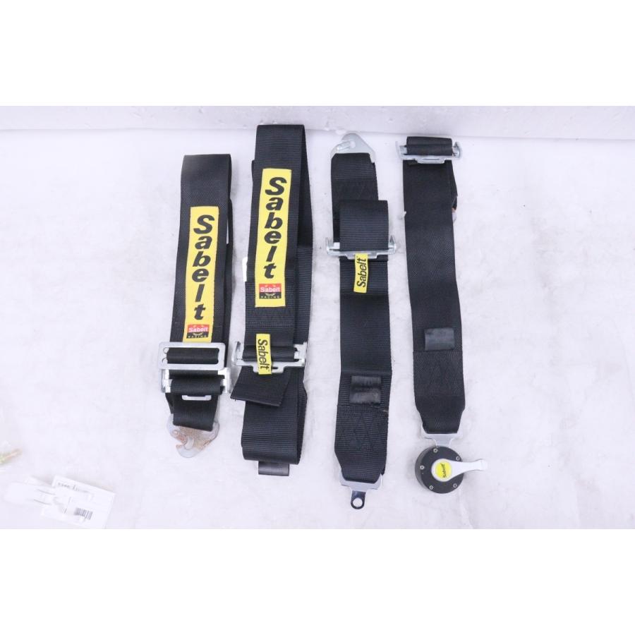 サベルト（Sabelt）4点シートベルト　未使用品 23-1393☆未使用品☆海外限定 ブラックバージョン Sabelt 4点式