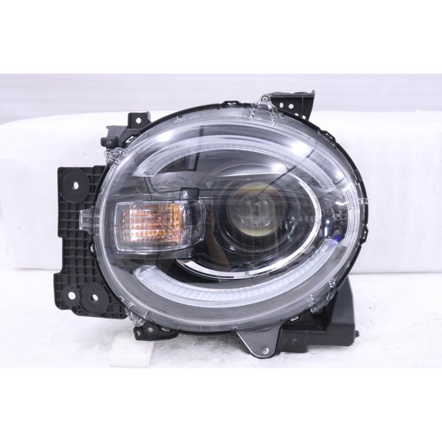 28-2233☆美品☆LED MX91S ワゴンRスマイルハイブリッド☆左ヘッド