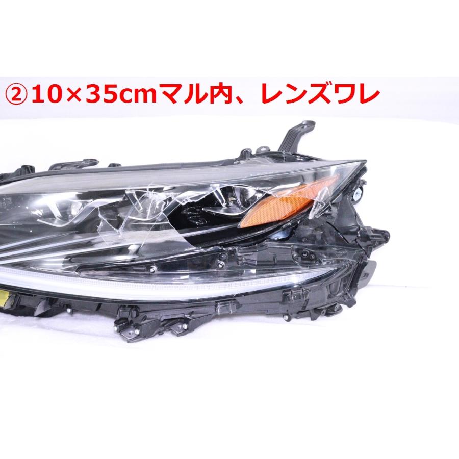 28-527☆LED VXFA50 レクサスLS☆左ヘッドライト KOITO 50-165 打刻:L6 