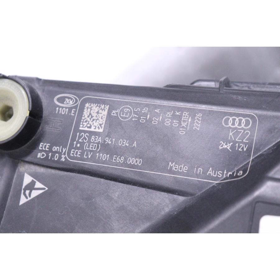 2X-562☆美品☆LED F3 アウディQ3☆右ヘッドライト 83A.941.034.A 打刻