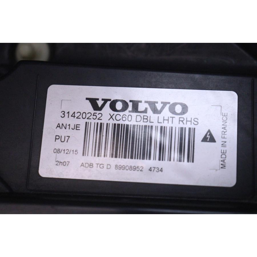 30-343☆HID D4 VOLVO XC60☆右ヘッドライト 31420252 メッキ