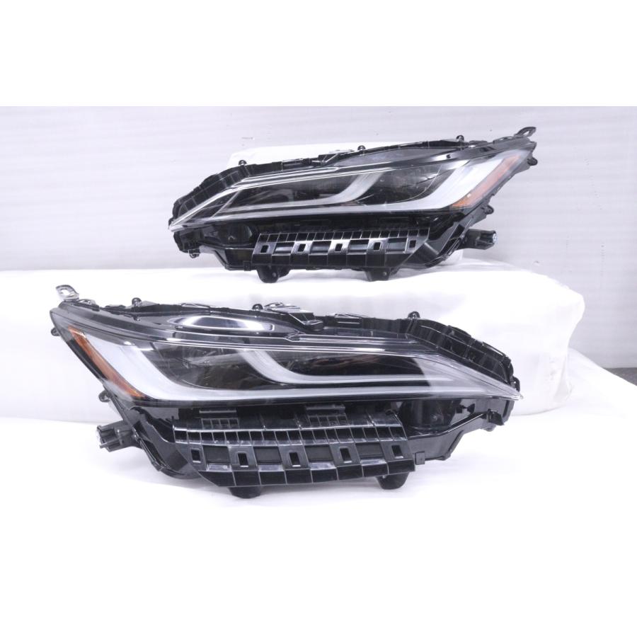 33-1135☆美品 LED MXUA80 ハリアー HV☆左右ヘッドライト G Z KOITO
