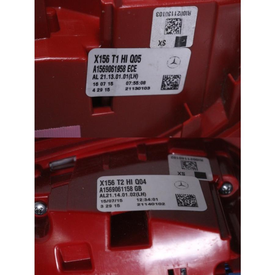 33-142☆美品☆前期 LED X156 ベンツGLAクラス☆左右テールライト