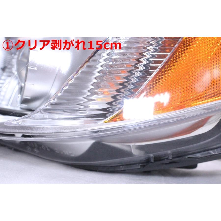 33-40☆HID BB ボルボV70☆左ヘッドライト 31214349 メッキ 純正 Volvo 
