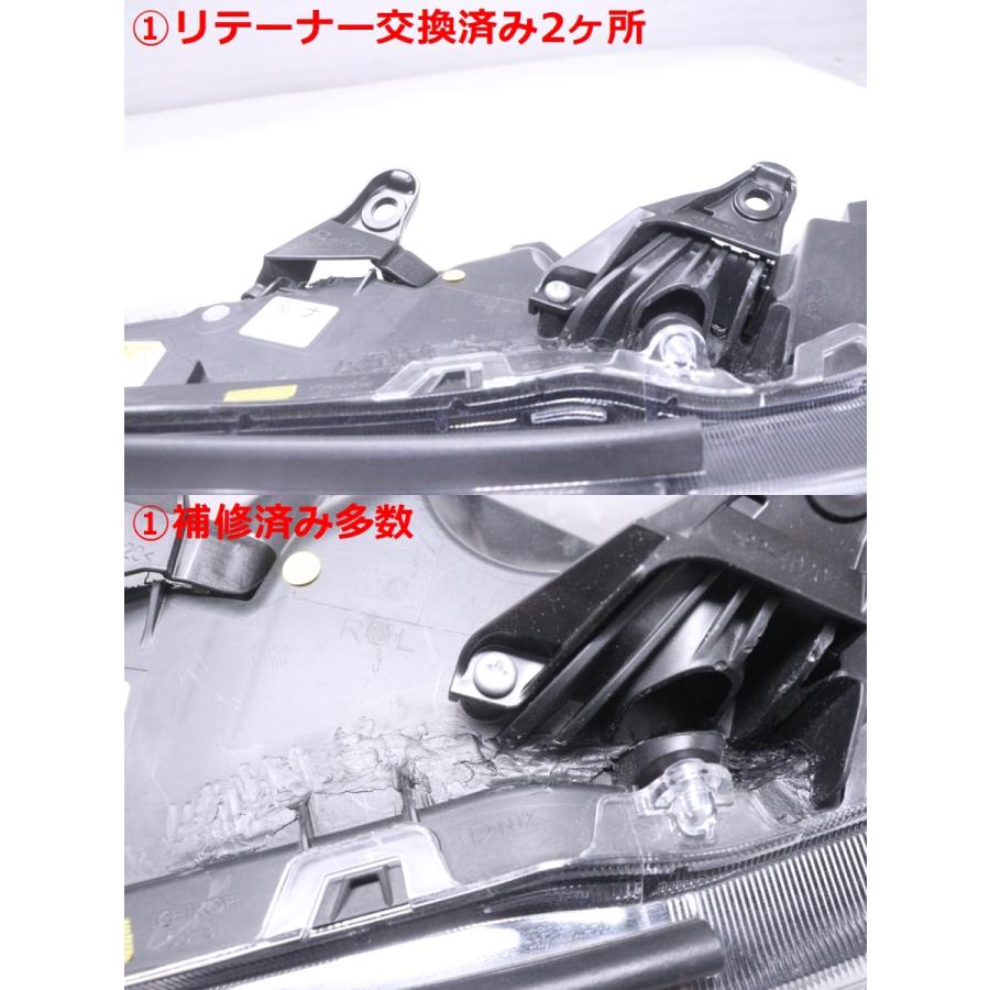 34-1101☆後期 LED AGH30W アルファード☆左ヘッドライト ICHIKOH 58