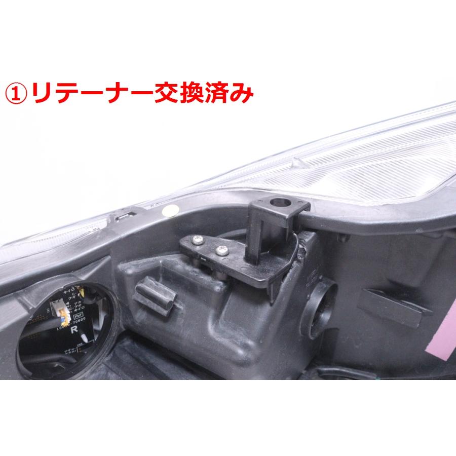 34-607☆後期 LED ZVW40W プリウスα☆右ヘッドライト KOITO 47-65 打刻