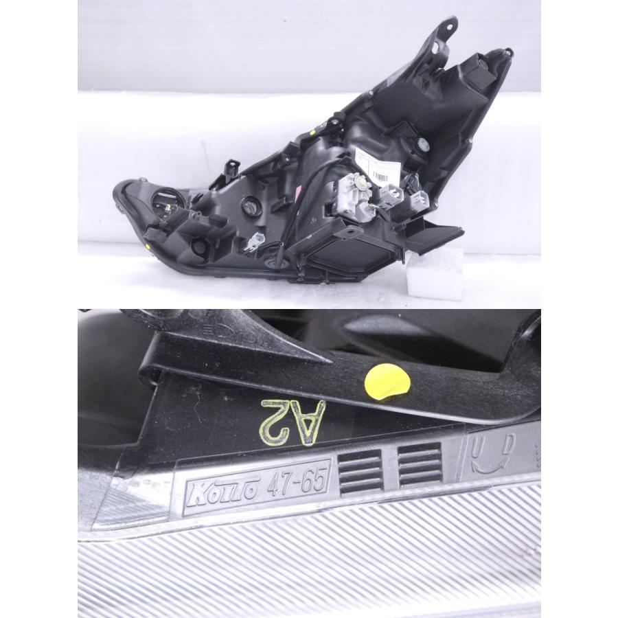 34-607☆後期 LED ZVW40W プリウスα☆右ヘッドライト KOITO 47-65 打刻
