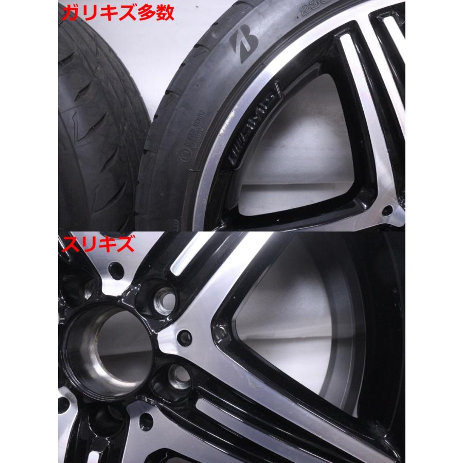 35-2078☆純正 W176 ベンツAクラス AMG タイヤホイールセット 2本 