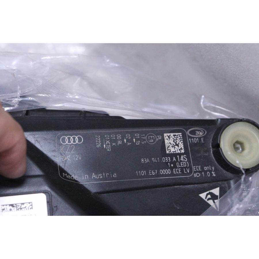 35-543☆美品☆LED F3 AUDI Q3☆左ヘッドライト 83A.941.033.A 打刻