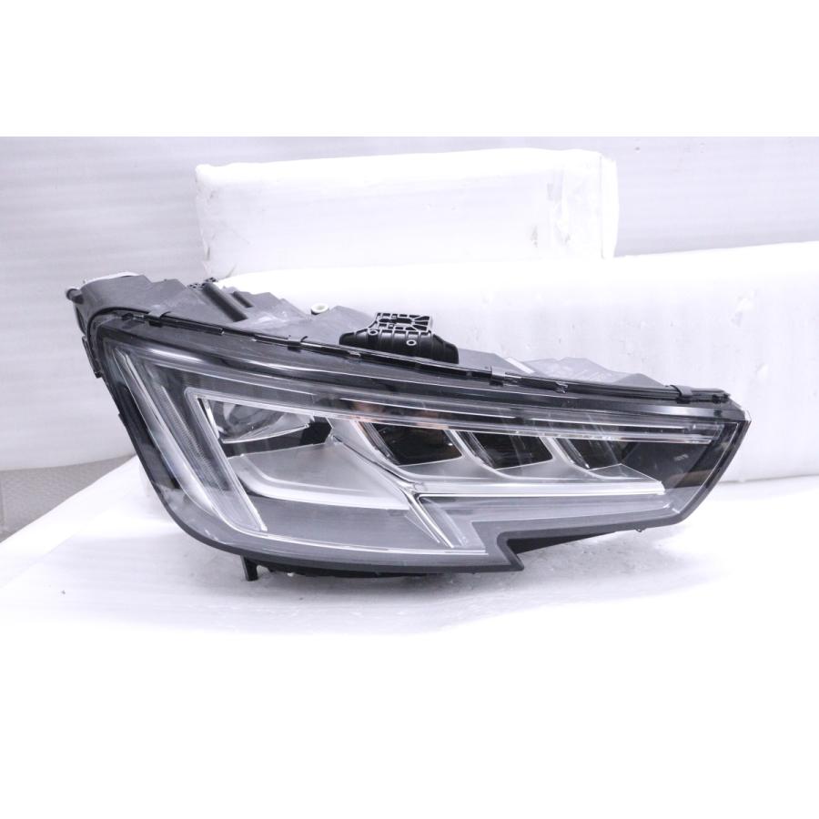 35-875☆LED 8W AUDI A4☆右ヘッドライト 8W0.941.036.A メッキ